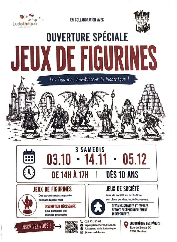 Flyer jeux de figurines